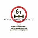 3.12 Ограничение массы, приходящейся на ось транспортного средства